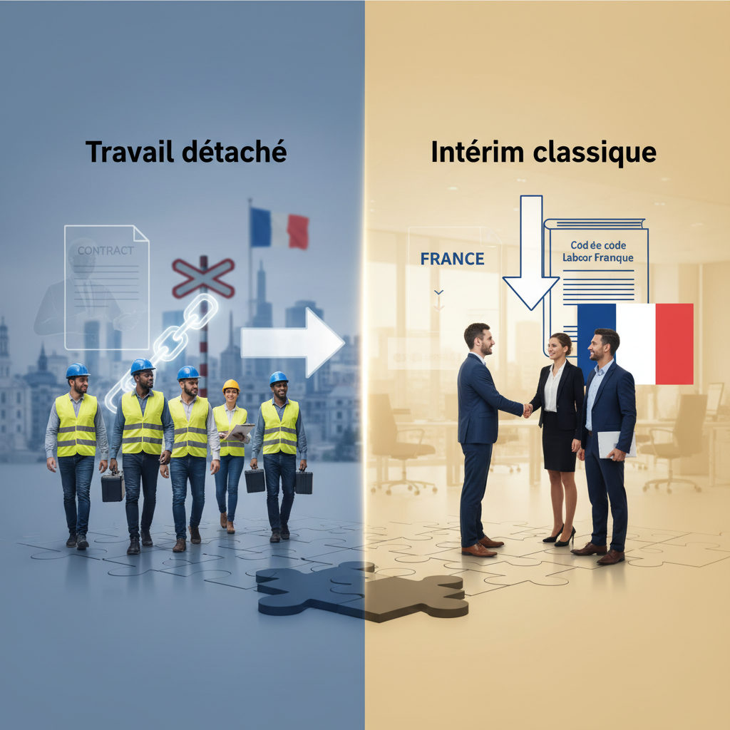 différence travail détaché et interim français – Travail détaché vs intérim classique : quelle solution choisir pour votre en