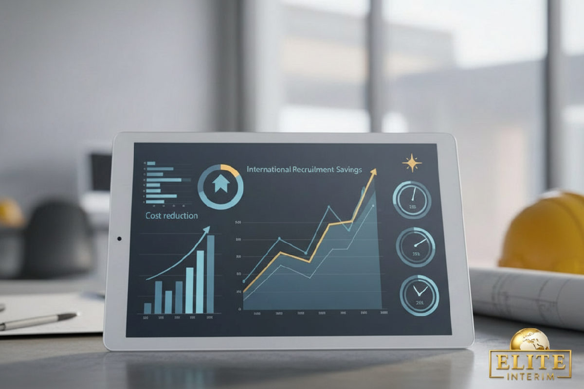 Tableau de bord financier : optimisation coûts recrutement BTP.