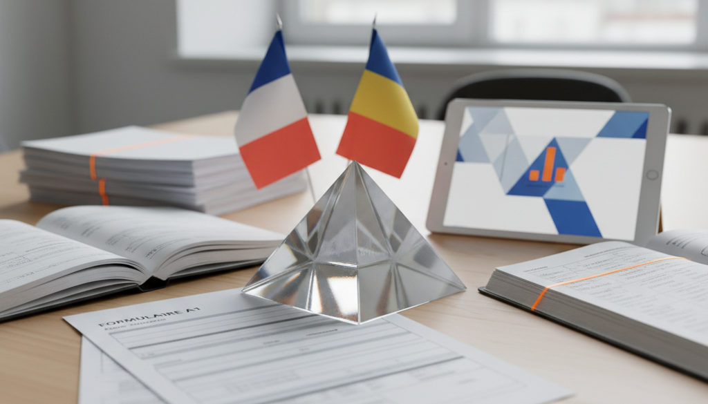 Documents financiers et formulaire A1 : transparence du coût intérim franco-roumain.