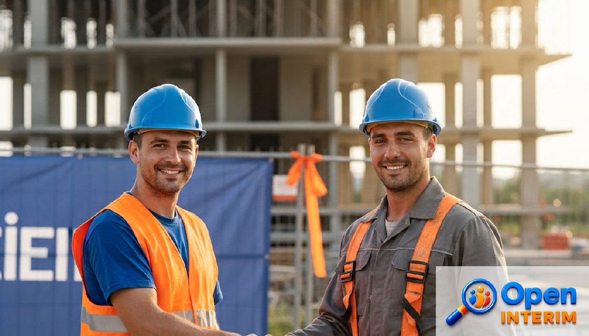 Chef de chantier français et ouvrier roumain : une collaboration estivale fructueuse.