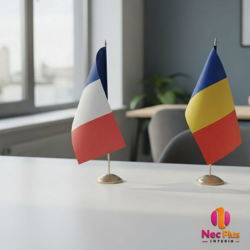 Documents de conformité SIPSI avec drapeaux français et roumains.