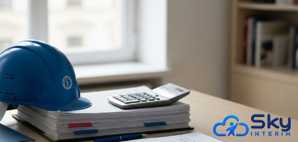 Documents administratifs français et roumains sur un bureau.