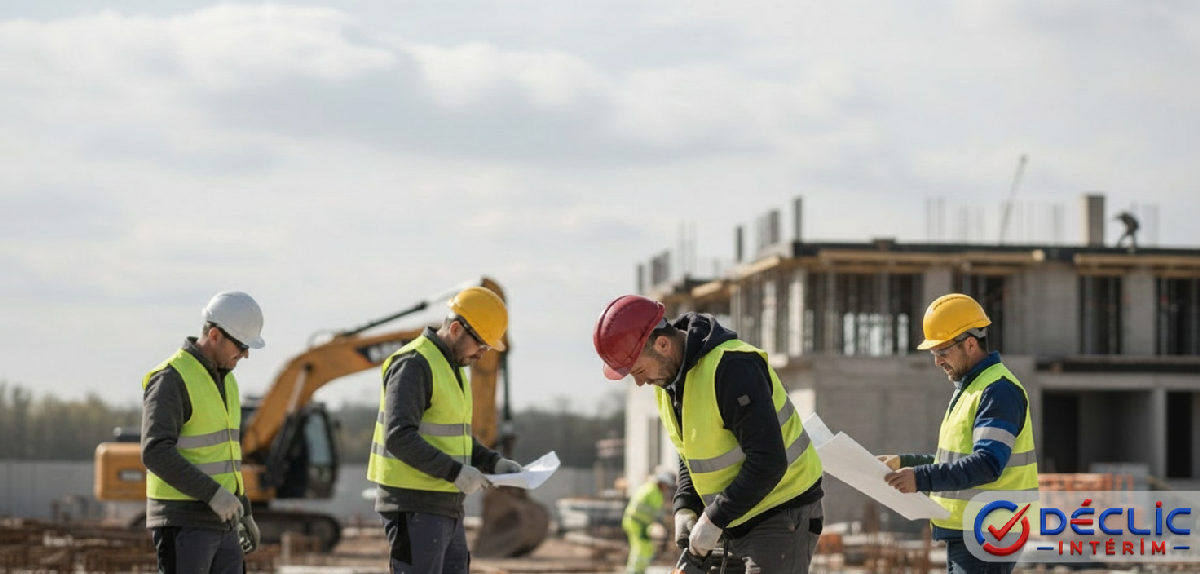 Ouvriers roumains qualifiés sur un chantier français.