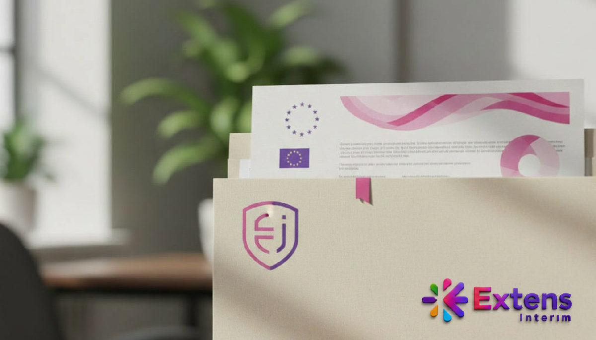 Documents de conformité européenne et logo SIPSI sur un dossier administratif.