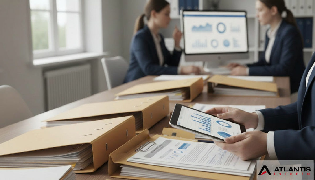 Bureau des RH traitant les dossiers de détachement de travailleurs européens.