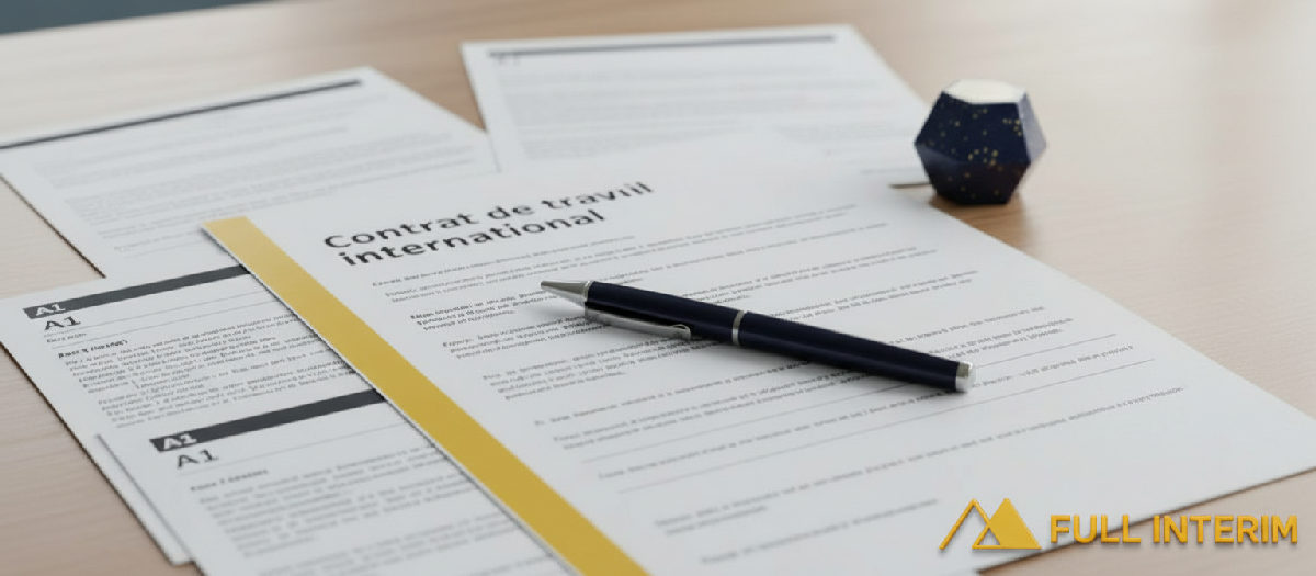 Contrat de travail international et documents A1.
