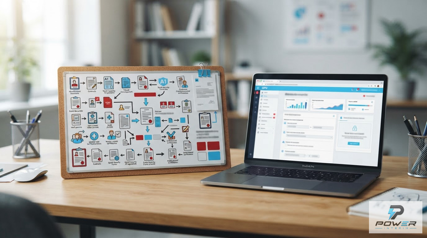 Un tableau récapitulatif des documents requis à côté du portail SIPSI.