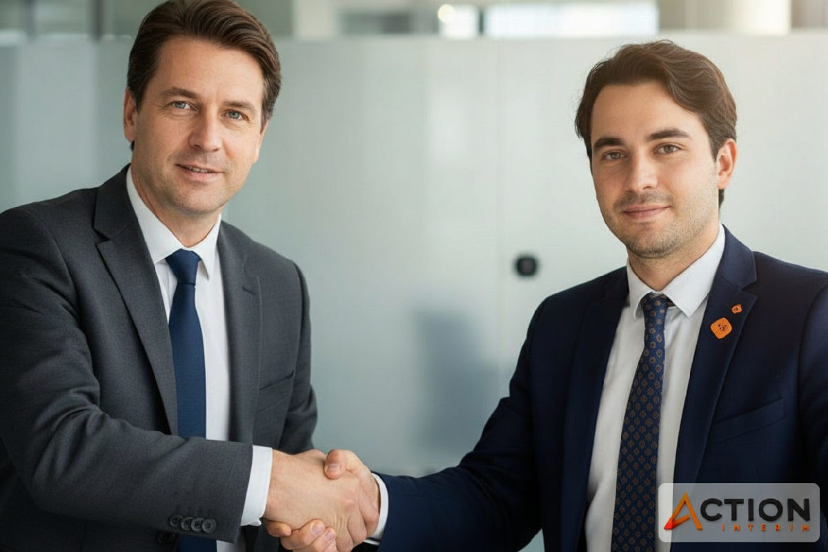 Partenariat réussi entre un employeur français et Action Interim.