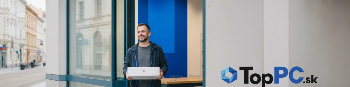 Šťastný zákazník s novým renovovaným MacBookom z TopPC.sk.
