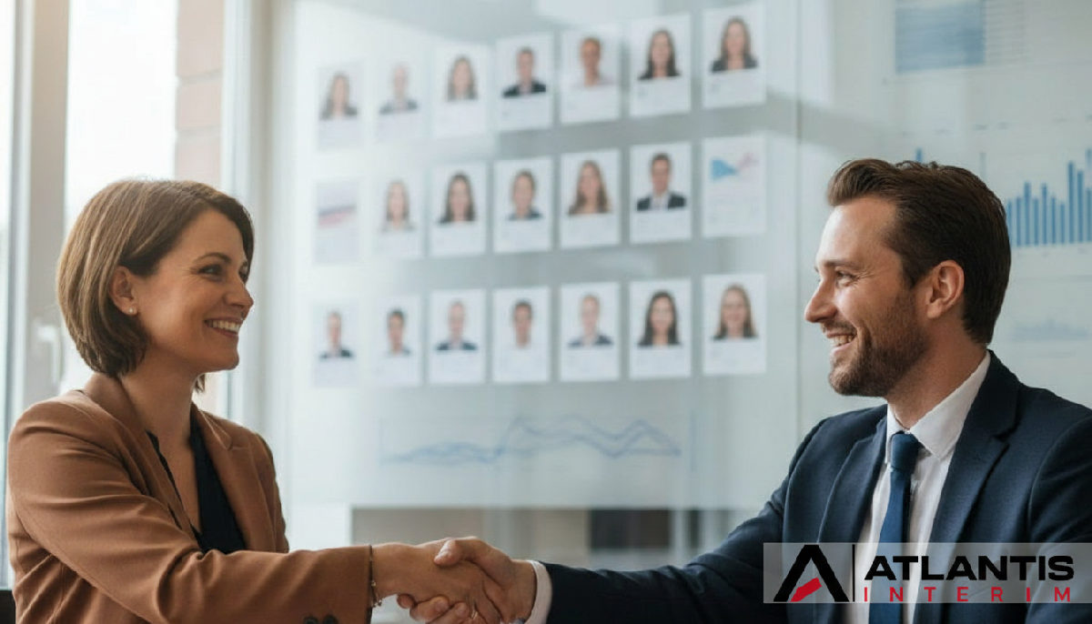 Responsable RH et expert Atlantis Intérim sélectionnant des candidats.