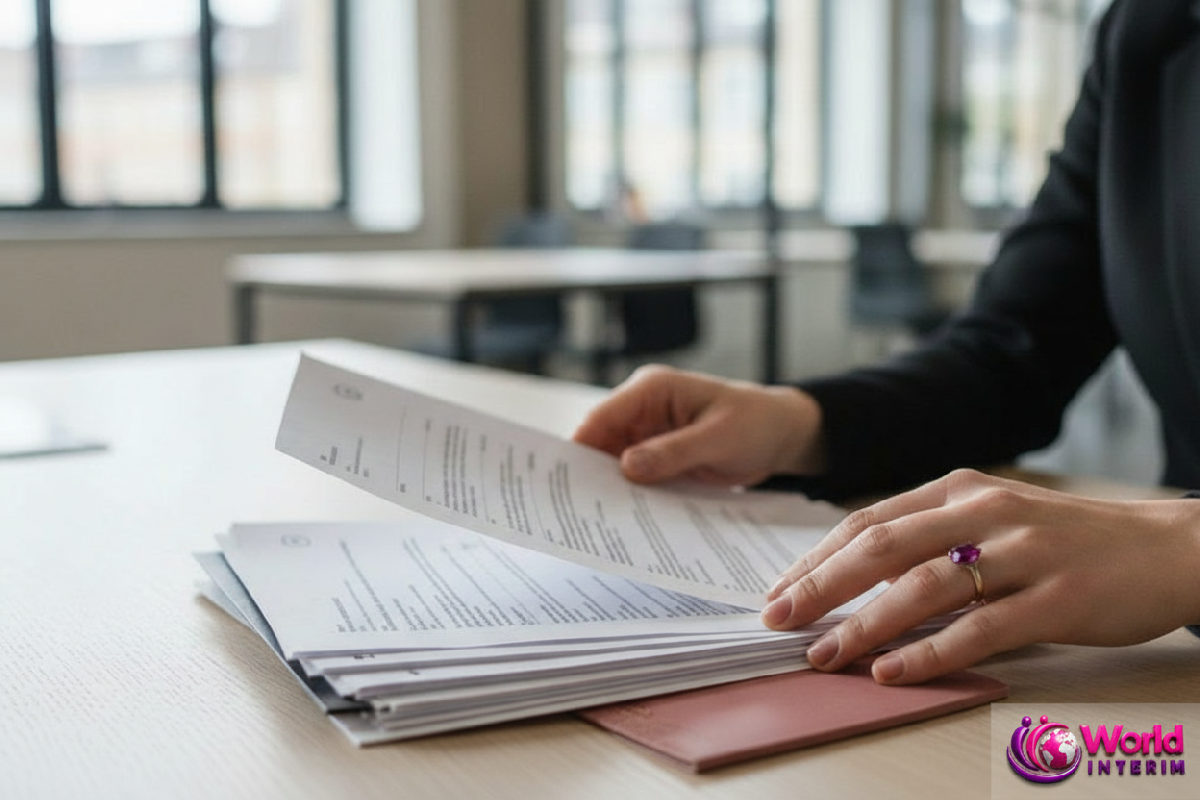 Expert administratif traitant les documents de détachement européens.