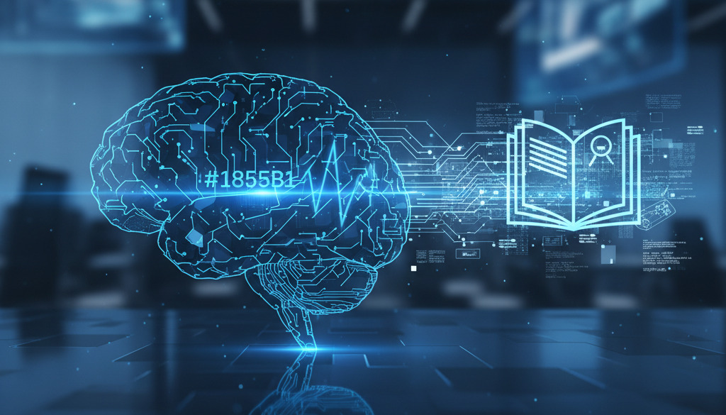 Abstract glowing network representing AI algorithms and creativity.