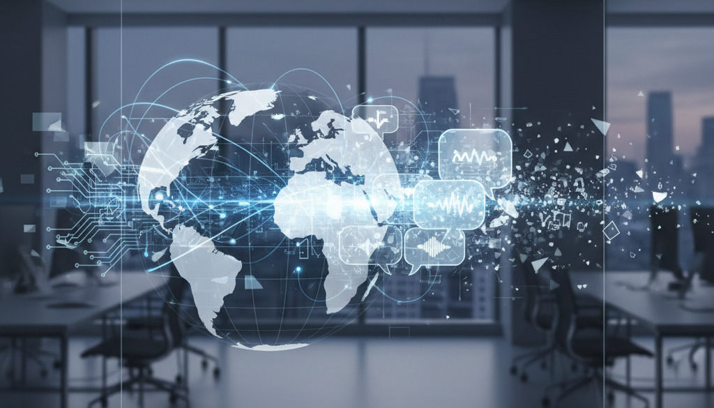 AI connecting diverse cultures with multilingual content.