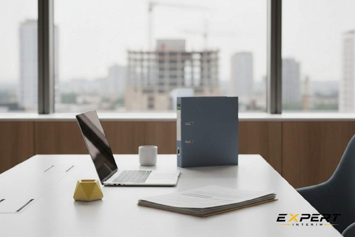 Bureau moderne, symbolisant l'efficacité du recrutement externalisé.