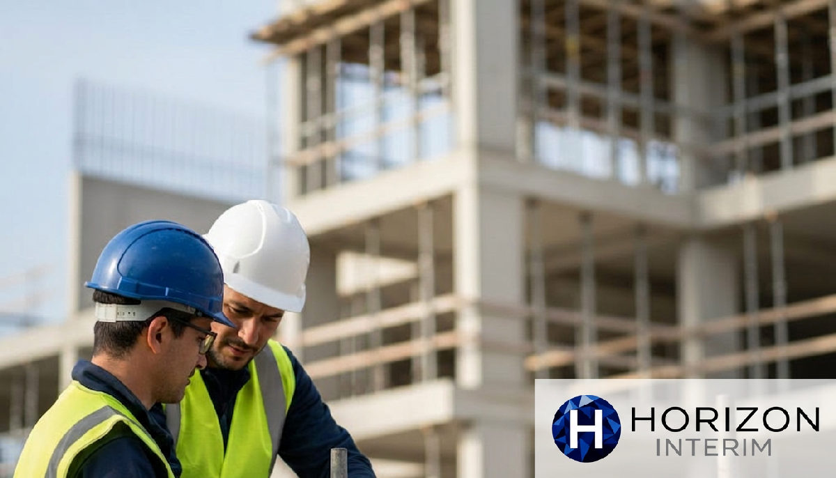 détachement travailleurs simplifier démarches - Chantier de construction professionnel en France avec des travailleurs qualifiés collaborant.