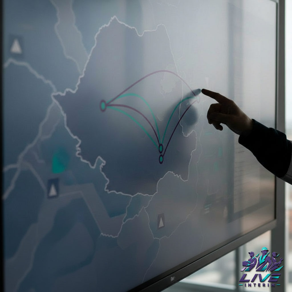 Tableau de bord logistique optimisant les trajets Roumanie-France pour des équipes.