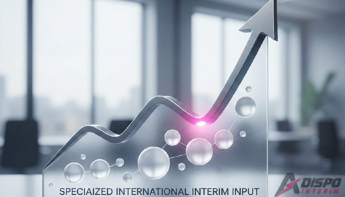 Graphique : productivité accrue grâce à l'intérim international.