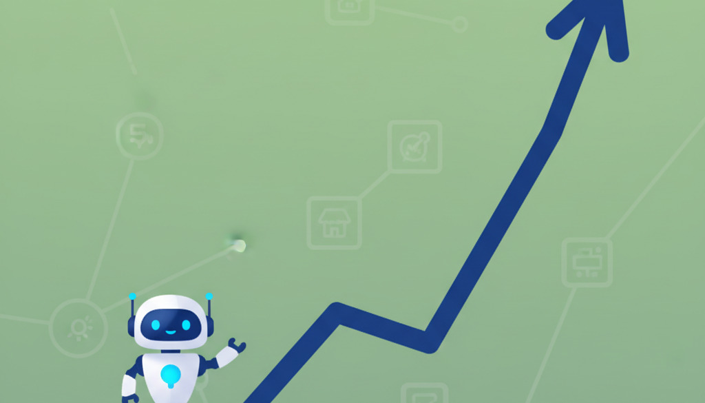 AI drives significant growth in organic traffic and sales.