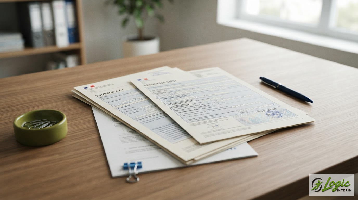 Documents administratifs obligatoires comme le formulaire A1 et la déclaration SIPSI.