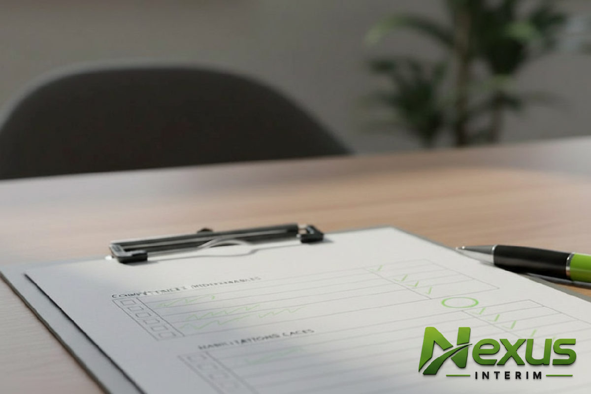 Checklist de recrutement avec compétences et habilitations CACES.