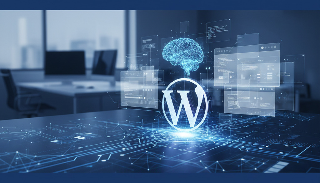 Tekoäly avustaa WordPress-sisällön tehokkaassa hallinnassa.