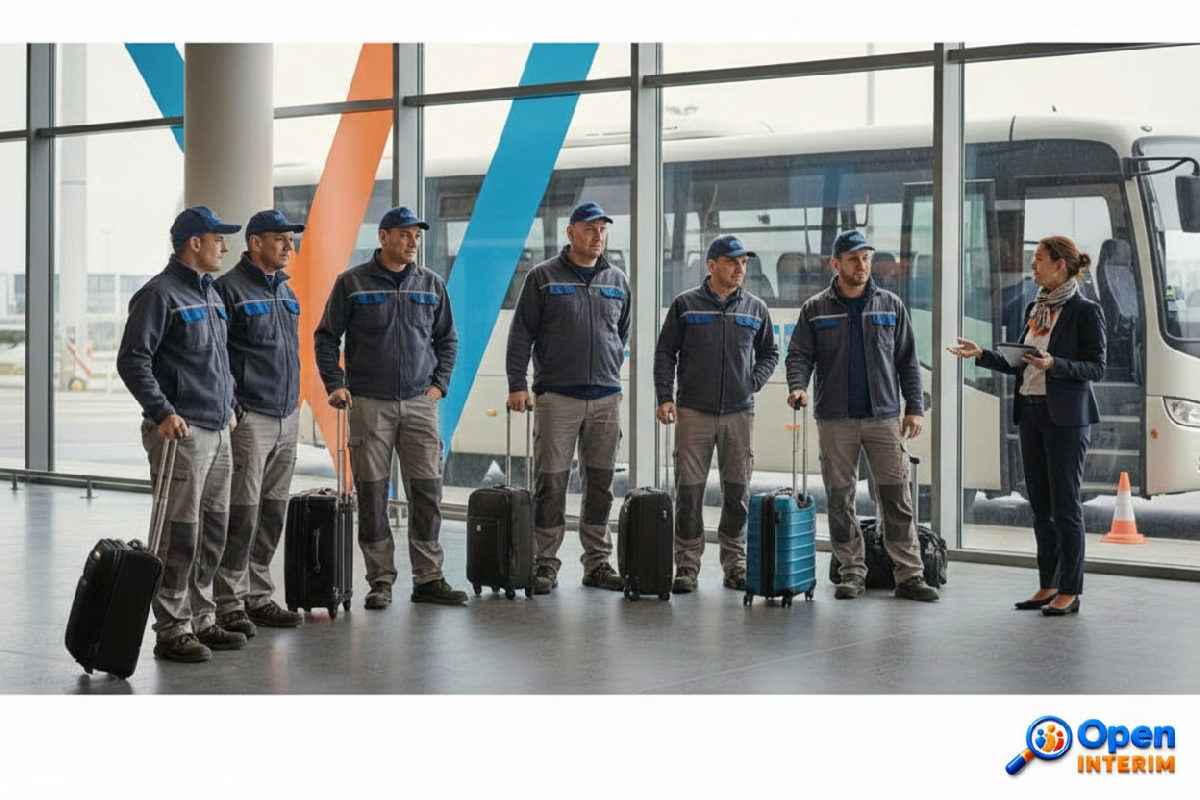 comment organiser transport ouvriers roumains france - Ouvriers roumains accueillis à leur arrivée en France.