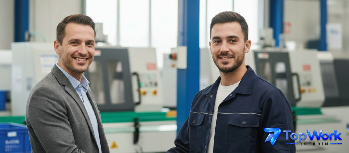 Manager français et intérimaire roumain : une collaboration réussie.