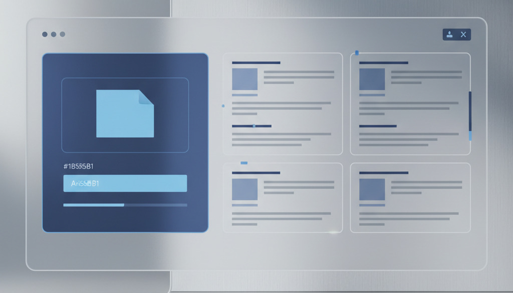 AI writing tool generating a professional blog post.
