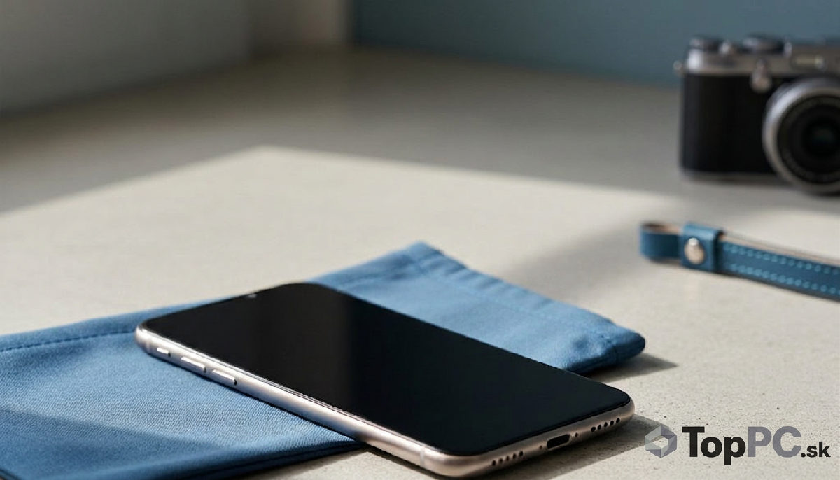 Osoba kontroluje repasovaný iPhone pred kúpou.