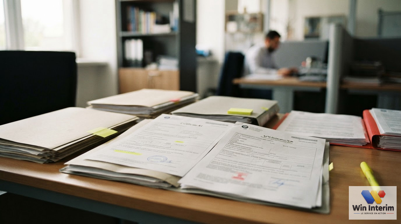 Dossiers administratifs et certificats de conformité pour le recrutement routier international.