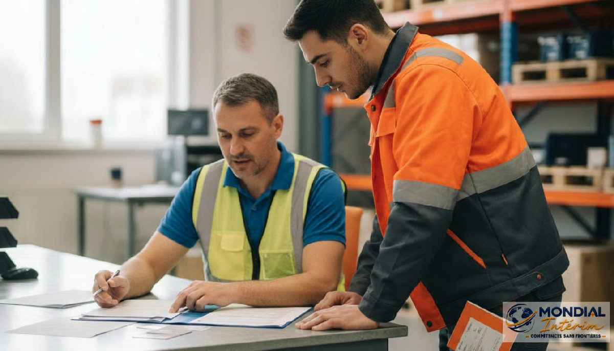 Vérification des documents pour un travailleur roumain qualifié.