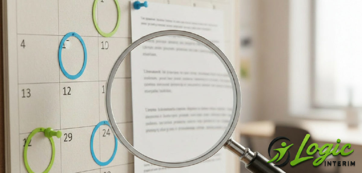 Calendrier des étapes de détachement, loupe sur le formulaire A1.