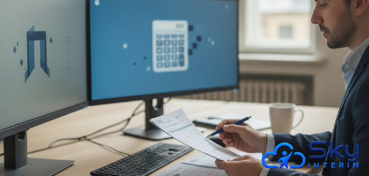 Bureau : analyse documents paie, portail SIPSI, complexité administrative.