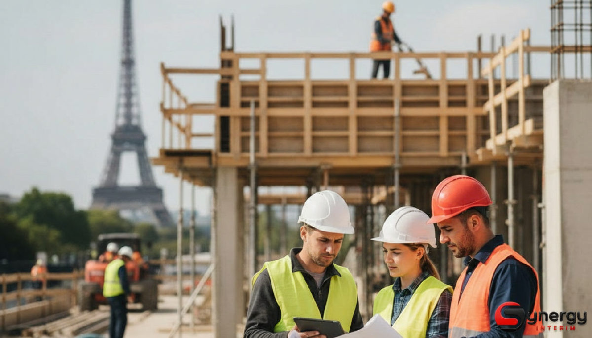 Intérim Roumanie : avantages pour vos chantiers en France 1 Travailleurs roumains sur un chantier en France.