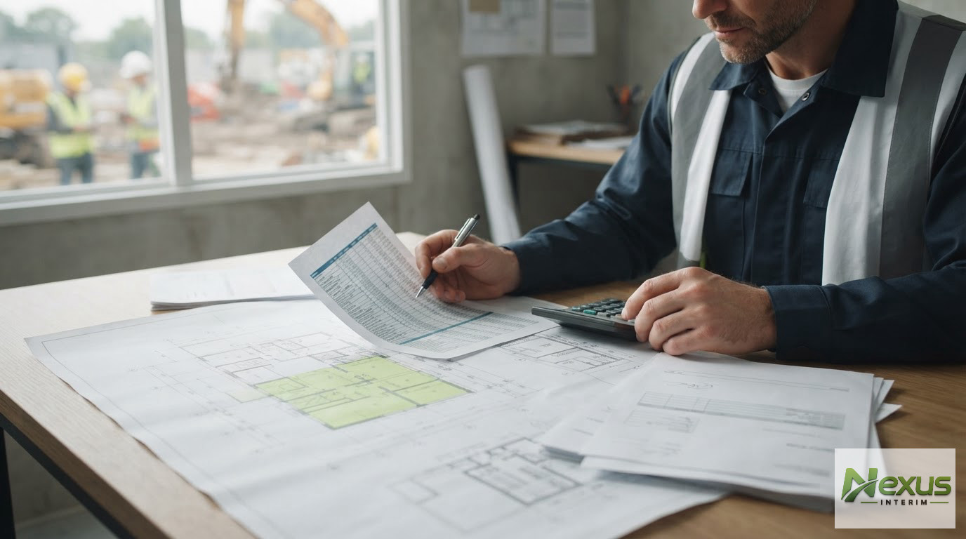 Suivi financier comparant l'avancement physique aux factures d'un projet de construction.