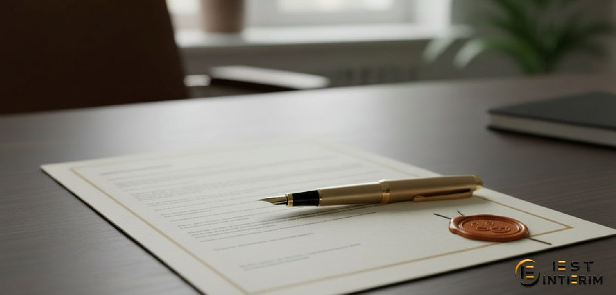 Document administratif avec un stylo pour les démarches.