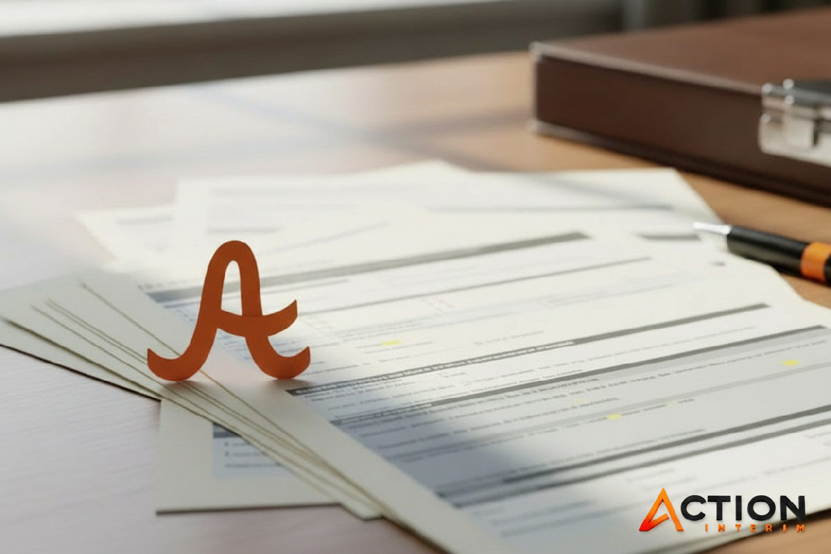 Documents légaux et formulaire A1 pour le détachement de travailleurs roumains.