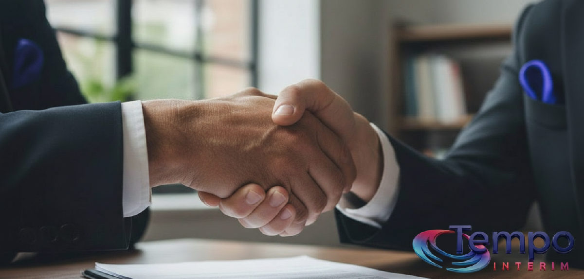 Mains serrées sur un contrat, signe de confiance et réussite.