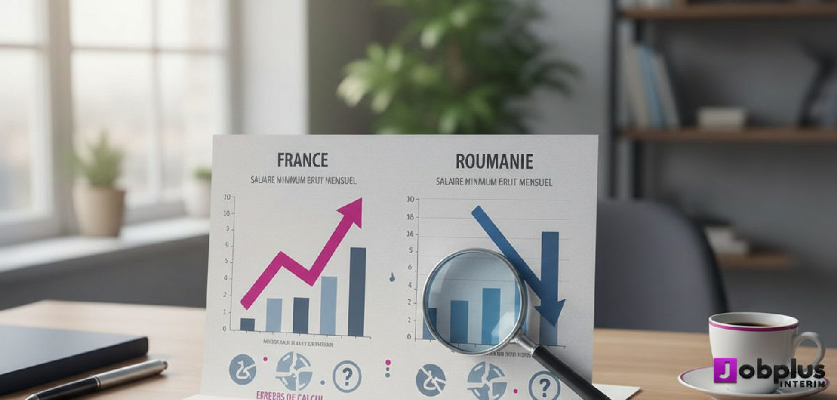 Comparaison des salaires minimums France-Roumanie, erreurs SIPSI.