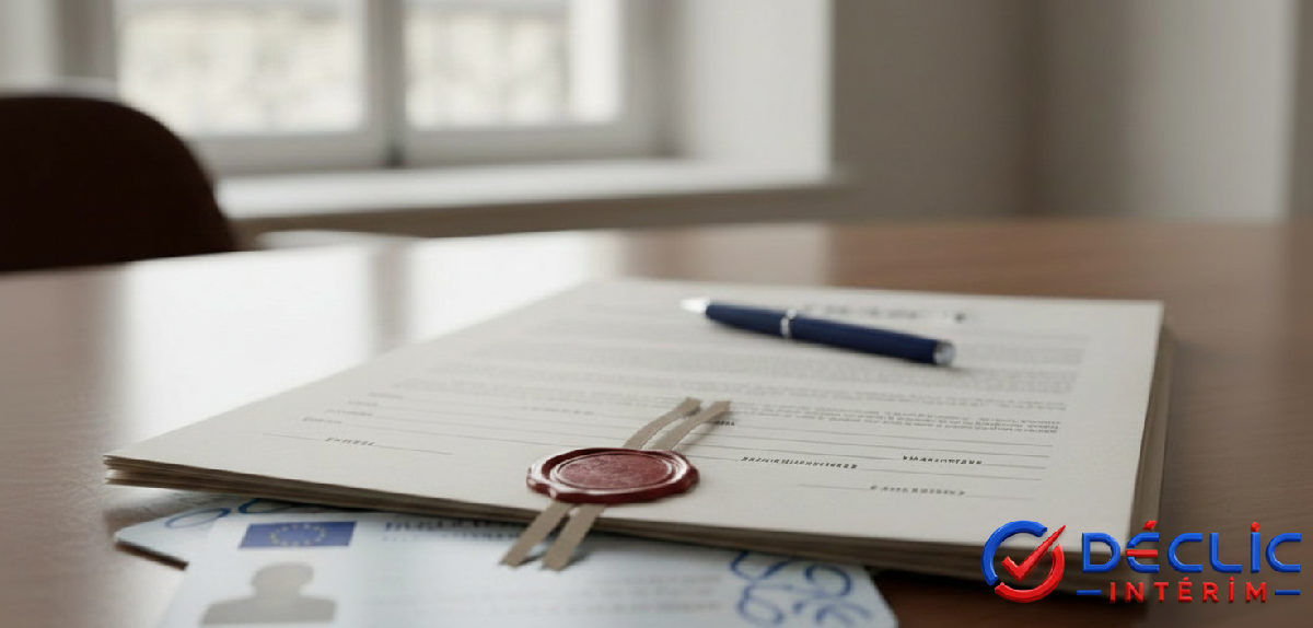 Documents administratifs français pour une embauche conforme.