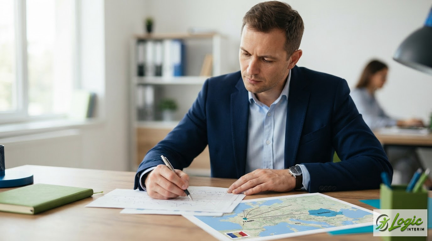 Un entrepreneur analyse un prévisionnel financier pour un projet de développement.