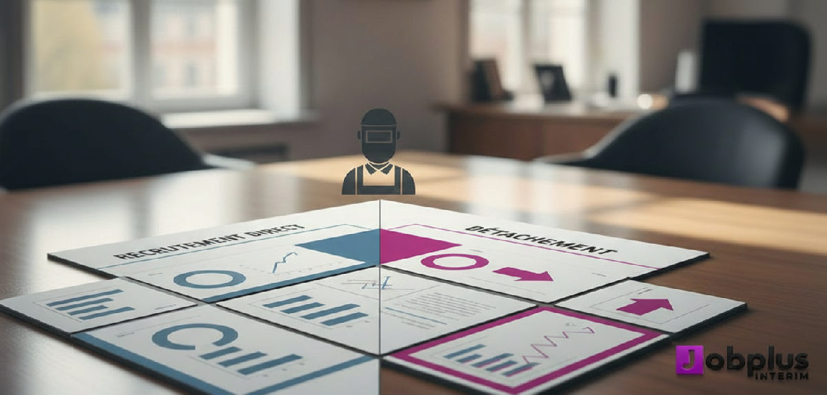 Comparaison des coûts de recrutement direct versus détachement.