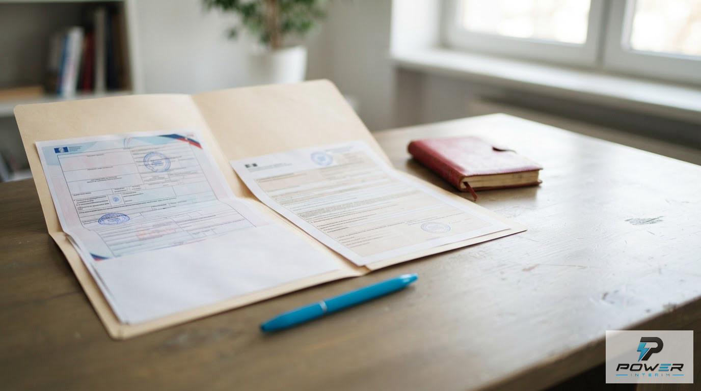 Documents administratifs essentiels pour le détachement légal de travailleurs roumains en France.