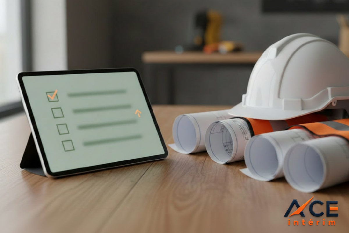 Tablette affichant des certificats pour un travailleur détaché.