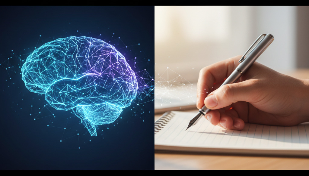 Collaborazione tra AI e umani per la creazione di contenuti: la stesura AI incontra la revisione umana.