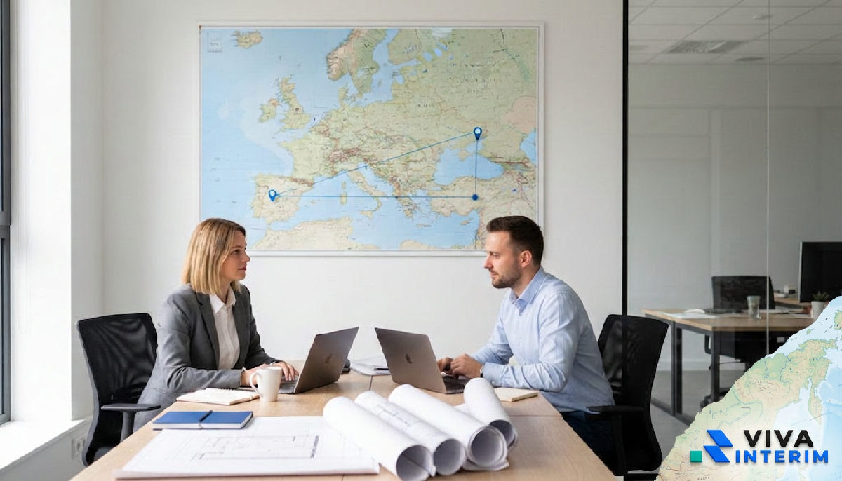 Coordination entre la Roumanie et Lille pour le recrutement de charpentiers.