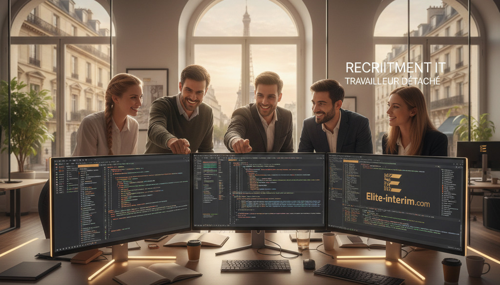 recrutement IT travailleur détaché - Experts IT francophones et d'Europe de l'Est collaborant à Paris.
