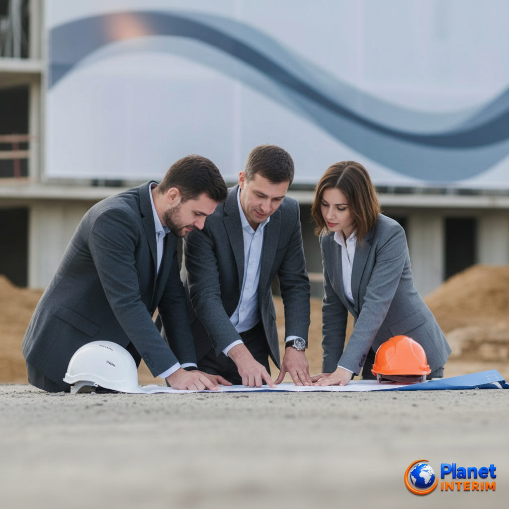 Bâtiment de bureaux en France, contexte professionnel.