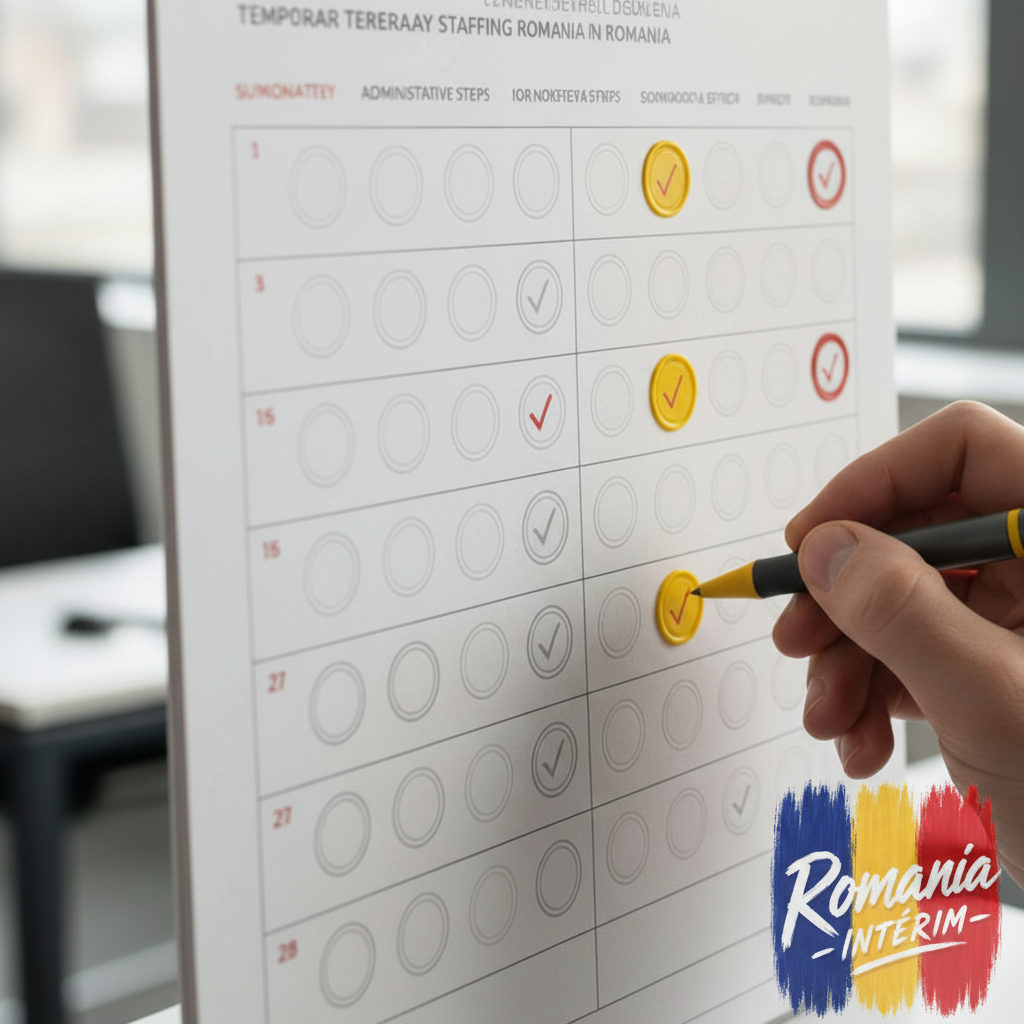 Calendrier de recrutement avec étapes administratives validées