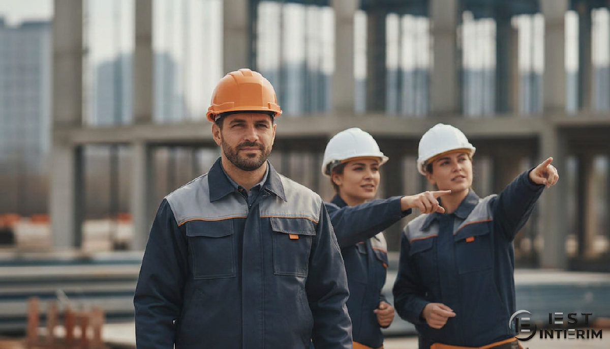 Des ouvriers qualifiés sur un chantier, succès du recrutement sectoriel.